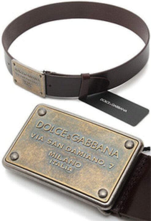 楽天市場】DOLCE&GABBANAドルチェ＆ガッバーナ D&G BELT ドルガバ 