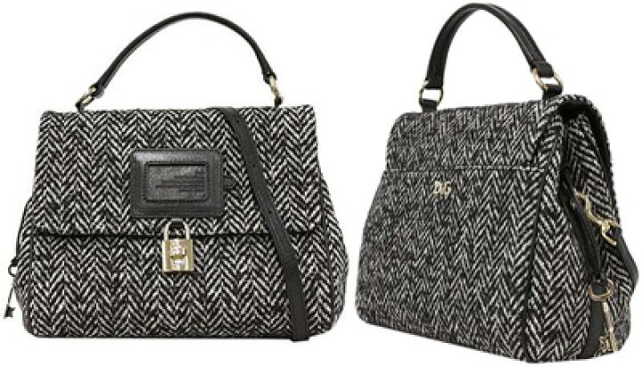 楽天市場】D&G ディー＆ジーDOLCE&GABBANAウール 2WAYハンドバッグ  