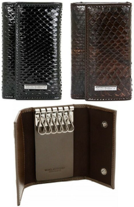 ドルチェ&ガッバーナ キーケース メンズ 6連 はね上げる 