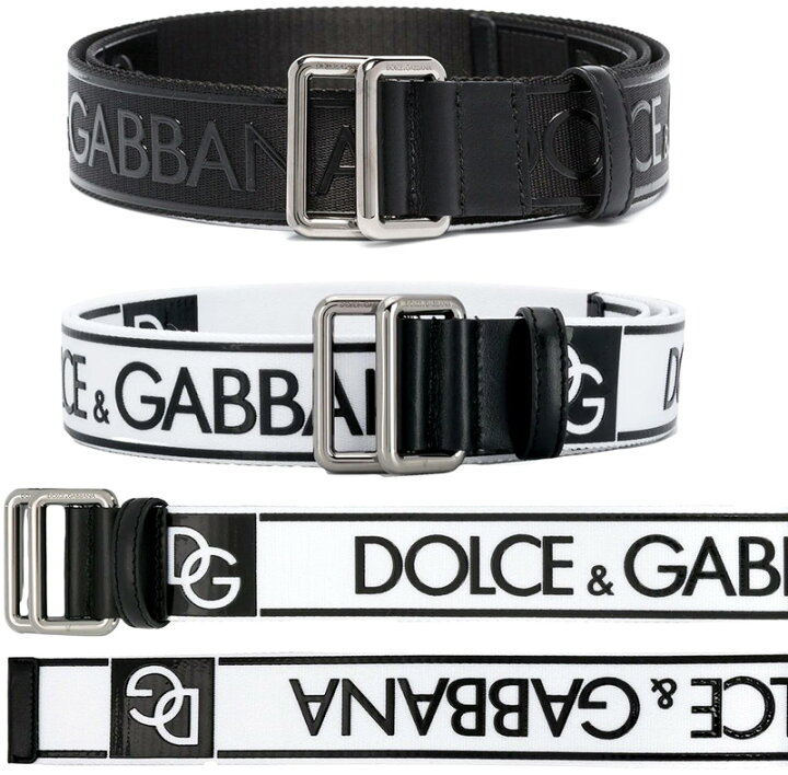 楽天市場】DOLCE＆GABBANAドルチェ＆ガッバーナロゴベルトブラック  