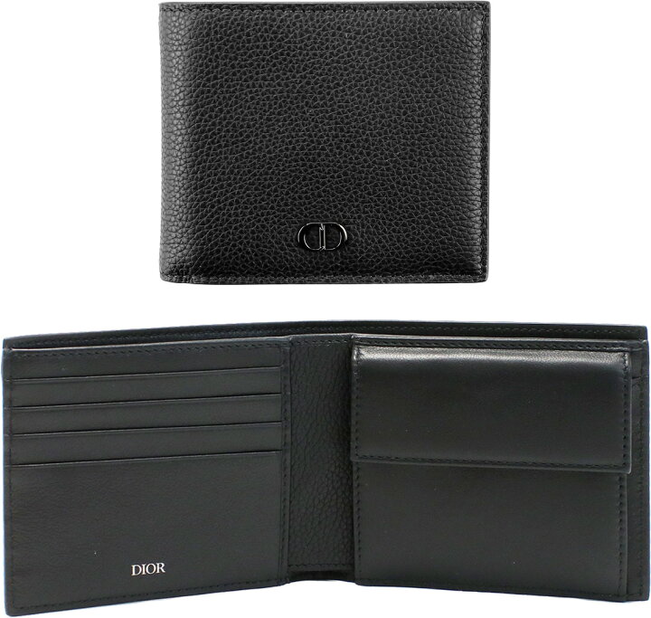 楽天市場】DIOR HOMME ディオールオム イタリア製小銭入れ付き二つ折り  