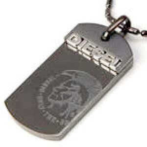 DIESEL y_glbNXfB[[ hbO^O K^ubN ̃SANZT[ YuCu}SPENDANT NECKLACEStep Up - Mens