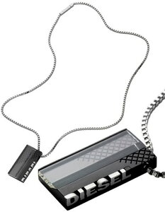 DIESEL y_glbNXfB[[ TCh3DSK^ubN×Vo[ANZT[ Y fB[XPENDANT NECKLACEjZbNXC jp