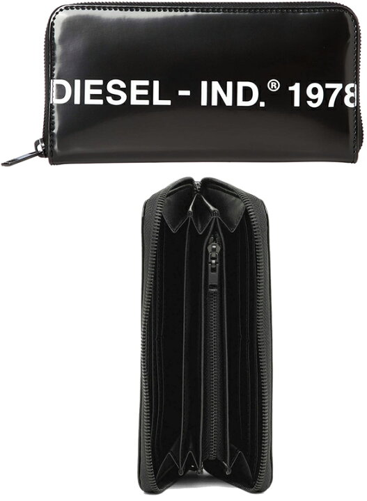 楽天市場】DIESEL ディーゼル小銭入れ付きラウンドファスナー長財布 