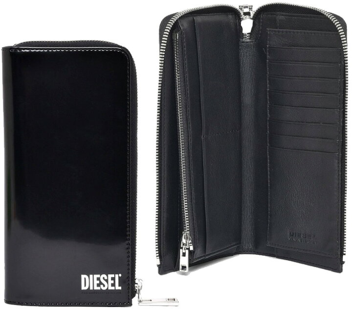 楽天市場】DIESEL ディーゼル メンズ小銭入れ付きL字ファスナー長財布  