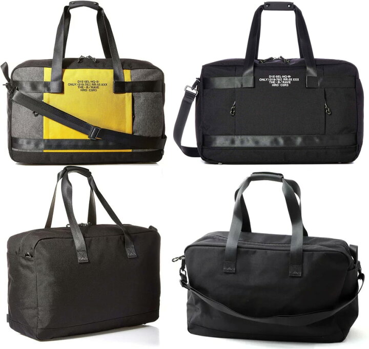 楽天市場】DIESEL ディーゼル2WAYボストンバッグブラック グレー  