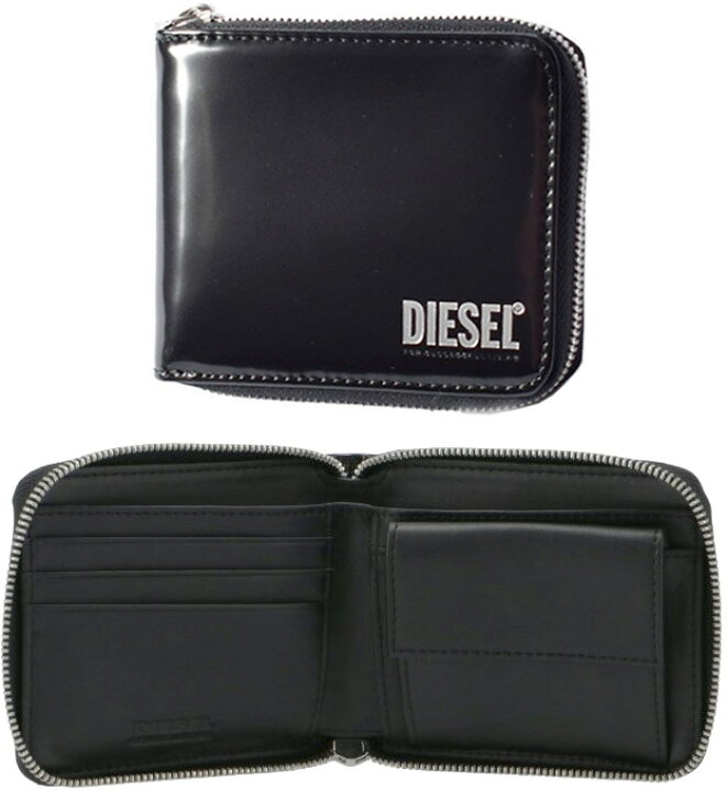楽天市場】DIESEL ディーゼルメンズラウンドファスナー小銭入れ付き2 