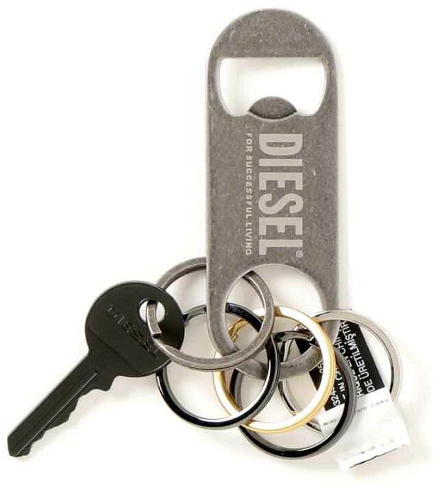 楽天市場】DIESEL ディーゼル キーホルダーマルチカラー5連キーリング 