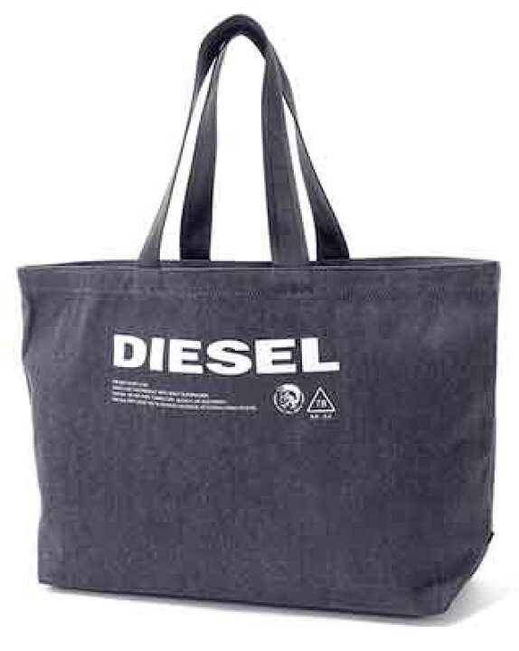 楽天市場】DIESEL ディーゼルショッピングトートバッグデニムブラック 
