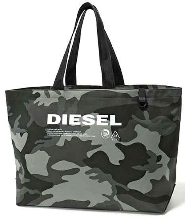楽天市場】DIESEL ディーゼルショッピングトートバッグホワイトロゴ  