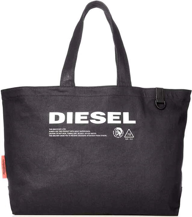 楽天市場】DIESEL ディーゼルショッピングトートバッグデニムブラック 