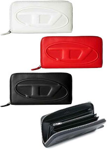 DIESEL fB[[ KtEht@Xi[zg[G{XDSubN bh zCg̃S I[oOt[24ZIPT8013T4044REH6196WHOVINELEATHERLONG ZIP WALLETEh