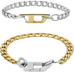 DIESEL 약`F[uXbgfB[[ ^So[`F[uXDSo[v[gjp jZbNXANZT[Y fB[X JriDtbNc[g[ STAINLESS STEEL B