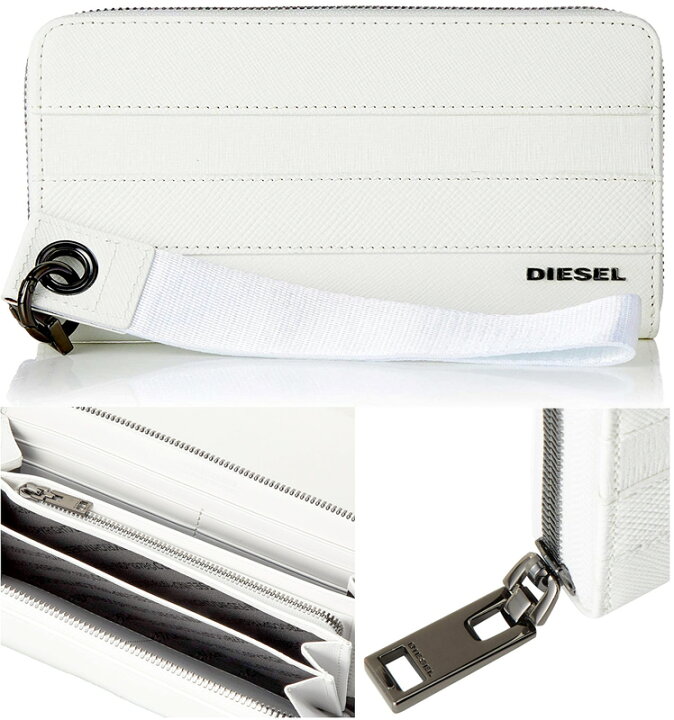 楽天市場】DIESEL ディーゼル 小銭入れ付きラウンドファスナー長財布 