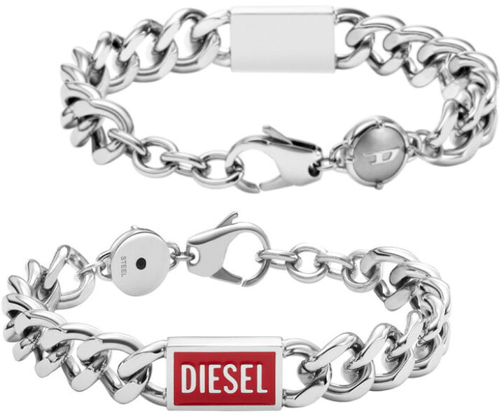 楽天市場】DIESEL ブレスレットディーゼル 喜平チェーンブレスレット 