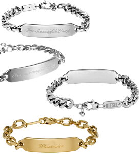 DIESEL fB[[uXbgIN^obNIDv[gVo[약`F[uXbgXeXX`[Vo[Y fB[XSTAINLESS STEEL