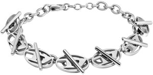 DIESEL fB[[NI[oDS×zbNo[EhVo[`F[uXbgXeXXeB[`F[uXbgANZT[ jp Y fB[X BRACELET lobster 