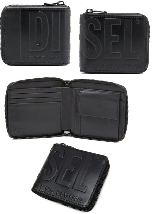 楽天市場】DIESEL ディーゼル メンズ おしゃれラウンドファスナー二 