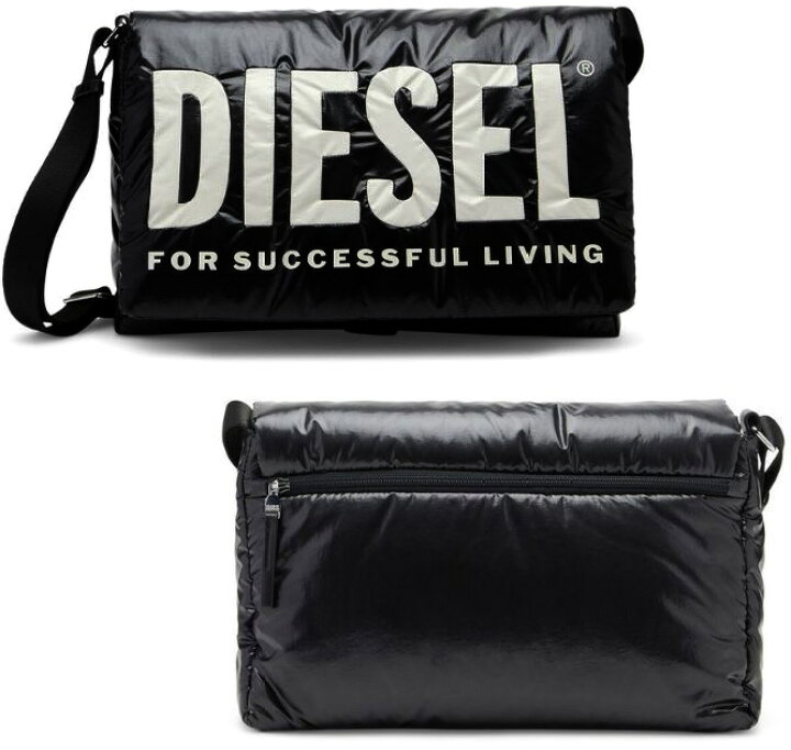 楽天市場】DIESEL ディーゼル ショルダーバッグホワイトビッグロゴ 