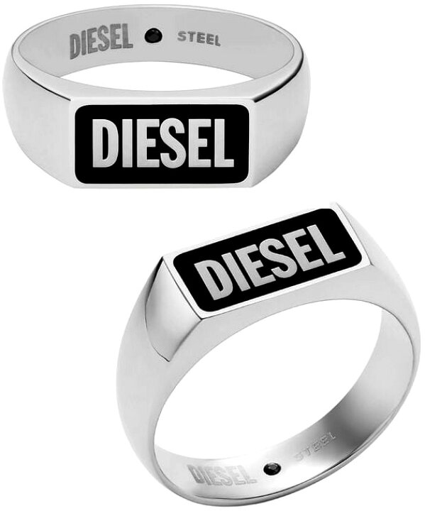 楽天市場】DIESEL ディーゼル 指輪メンズ シルバーリング ブラック 