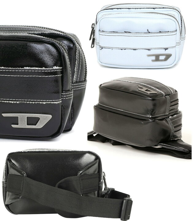 楽天市場】DIESEL ディーゼル フロントポケット付きボディバッグ  