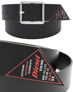 DIESEL fB[[ꃁYU[xgxgGhOpSv[gbhCubNgXv[g}bgVo[XNGAsobNEXTREME AUTHENTIC GARMENTS 978/IND DSL LEATHER BELT