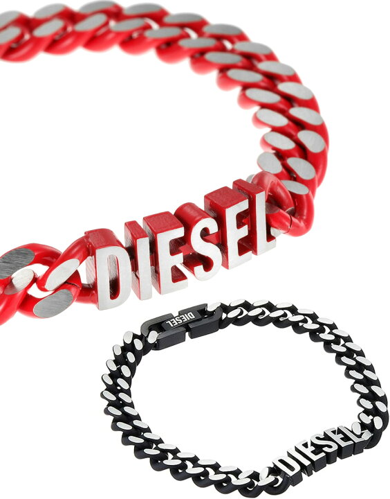 楽天市場】DIESEL ブレスレット ディーゼル喜平チェーンブレスレット  