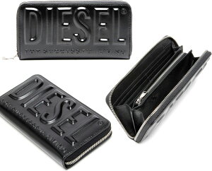 DIESEL fB[[ YKtEht@Xi[zG{X̃SubNU[EhWbvOEHbgT8013BK LONG ZIPWALLET