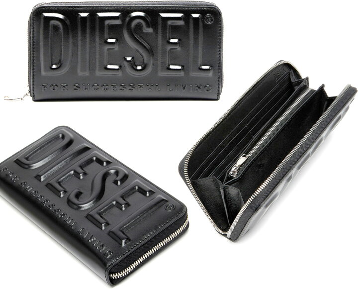 楽天市場】DIESEL ディーゼル メンズ小銭入れ付きラウンドファスナー長 