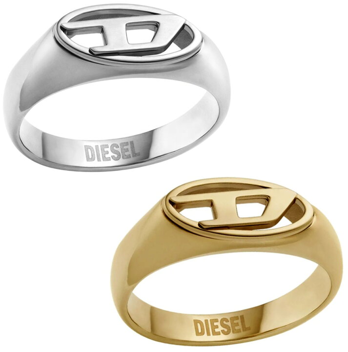 楽天市場】DIESEL ディーゼル 指輪オーバルDロゴシグネットリング 立体 