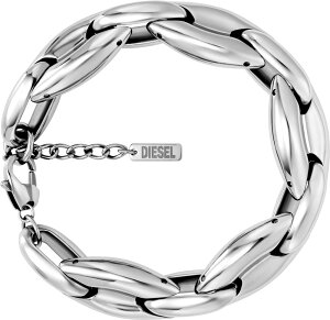 DIESEL fB[[ Y fB[XVo[JX^`F[uXbgSv[gAWX^[jZbNX jp STAINLESS STEEL CHAIN BRACELET