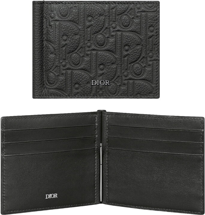 楽天市場】DIOR HOMME ディオールオムイタリア製マネークリップ付き2  