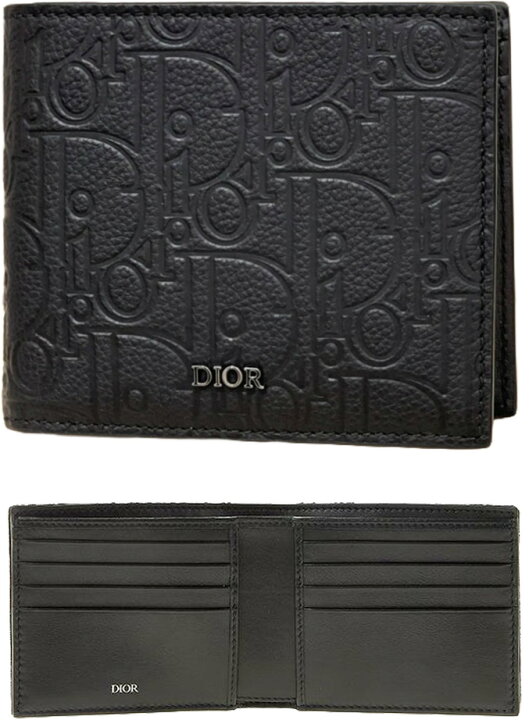 楽天市場】DIOR HOMME ディオールオムメンズ小銭入れ付き二つ折り財布 