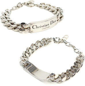 DIOR HOMME �f�B�I�[���I�� �����Y�h�C�c���V���o�[�v���[�g���S �S�[���h �}���`�J���[�N�`���[���약�`�F�[�������N�u���X���b�g�A�W���X�^�[�t���̒������߉\COUTURED000SLHOMMTD012GDB1895D39