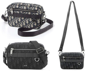 DIOR HOMME �f�B�I�[���I�� �����Y�t�����g�t�@�X�i�[�|�P�b�g�I�u���[�N�W���J�[�h�V�����_�[�o�b�O�x�[�W�� �u���b�N �T�t�@���΂߂����N���X�{�f�B�[�o�b�O���^�����S �|�V�F�b�g D�J�� 