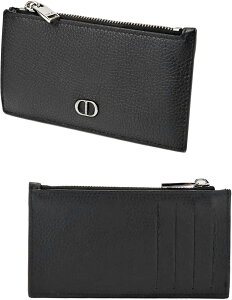 DIOR HOMME �f�B�I�[���I���C�^���A�������Y���K����t���J�[�h�P�[�XCD���^�����S�t�@�X�i�[�R�C���P�[�X ���z�O���[ �u���b�N �l�C�r�[�u���[ �O���C���h�J�[�t�X�L�����U�[�W�b�v�R���p