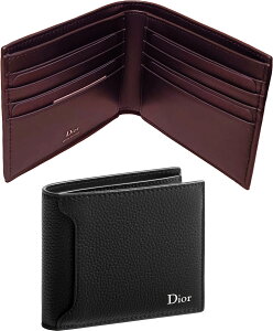 DIOR HOMME �f�B�I�[���I���C�^���A�������Y ��܂���z �D����p�X�P�[�X�t���܍��z �J�[�h�E�H���b�g������� 2�܂���z ���������S �V�O�l�`���[���S�u���b�N�O���C���h�J�[�t�X�L��
