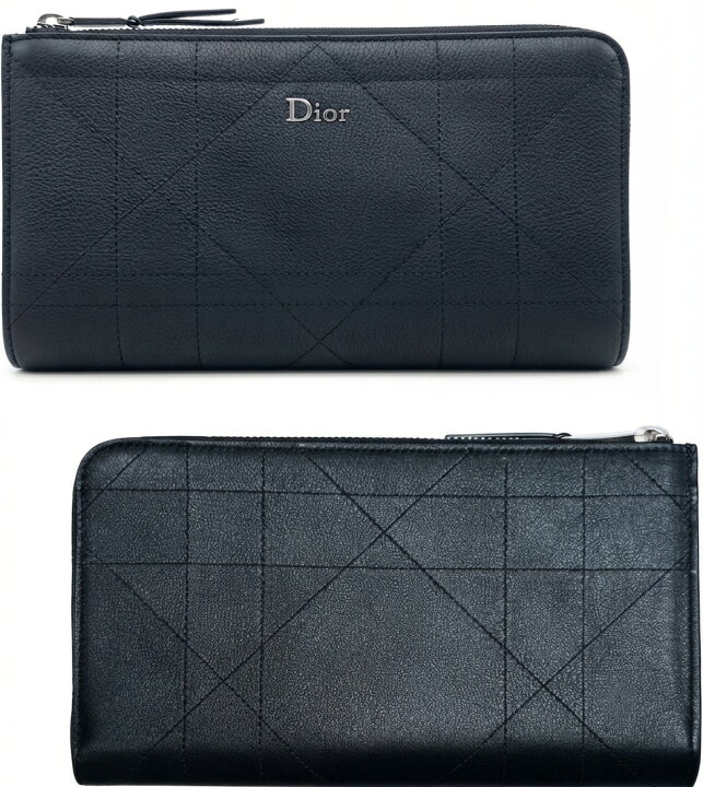 楽天市場】DIOR HOMME ディオールオムL字ファスナー小銭入れ付き長財布