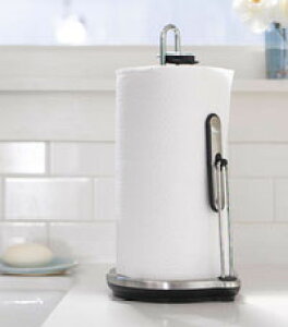 �y�[�p�[�^�I�����ăX�g�b�p�[������O��Ȃ����A�K�x�ȃ_�C�h�o�[���炩��̈��͂Ő؂���ȒP�I�t���b�v�g�b�v�^�I���z���_�[KT1117 �V���v���q���[�}�� simplehuman