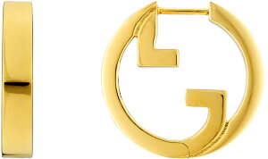 GUCCI Ob` fB[X t[vsAXEhC^[bLOGC^[bLOGS ufBS[ht@bVWG[CANZT[PIERCE BLONDIE HOOP earrings 8005GD