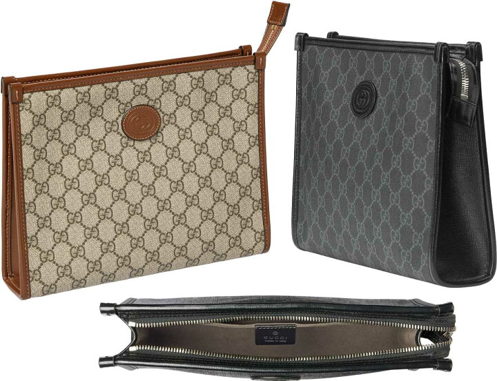 楽天市場】GUCCI グッチ ファスナーポーチセカンドバッグ コーティング 