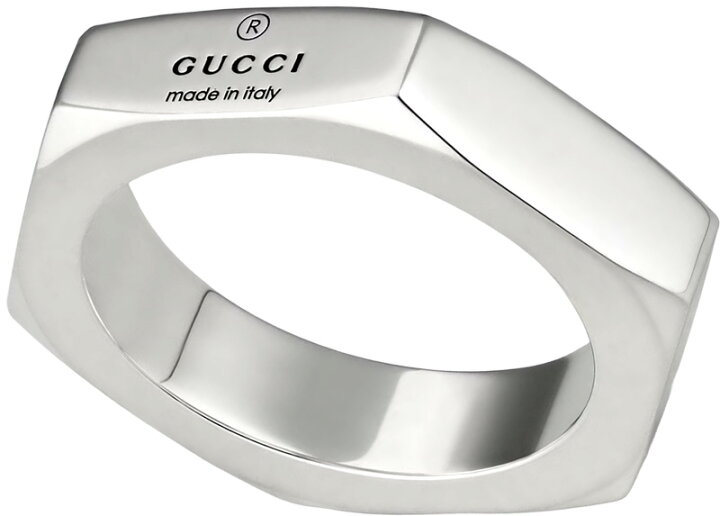 楽天市場】GUCCI RING グッチ レディース メンズ 6角形シルエット指輪 