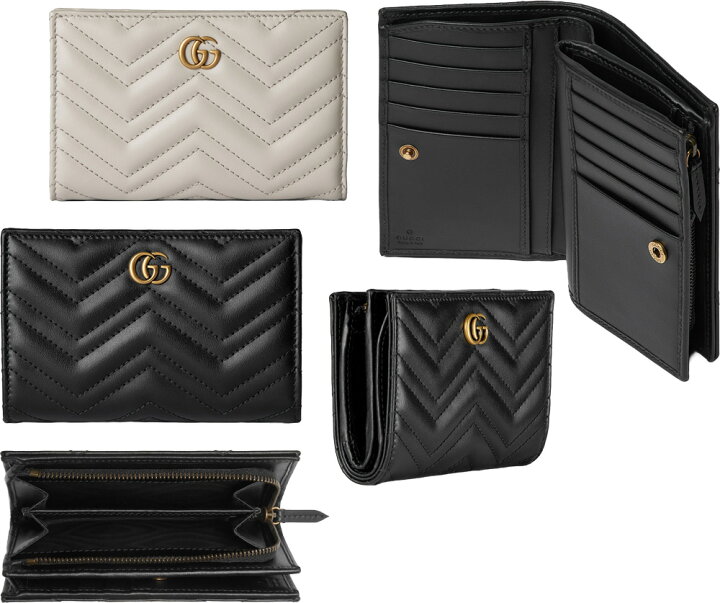 楽天市場】GUCCI グッチ レディース小銭入れ付き二つ折り長財布 