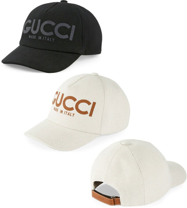 楽天市場】GUCCI グッチ ツバ付き帽子 メンズ レディースブラック 