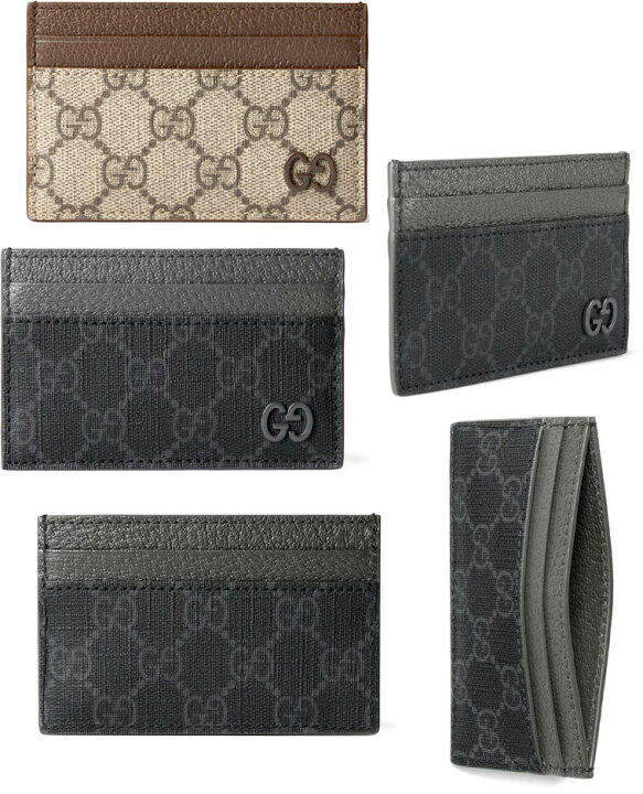 楽天市場】GUCCI グッチ カードケースパスケース 定期入れダークグレー 