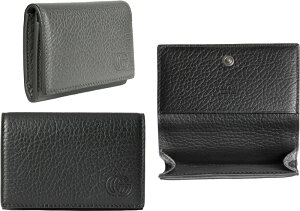 GUCCI �O�b�` �����Y��܂薼�h���� �_�u��G�G���{�X���S�^�����v �_�u��G���S �t���b�v�t���J�[�h�P�[�XGG���S �O���C�����U�[ �u���b�N �O���[���A�����C�j���O MEN'S 10001126DGY�_�u��G�t�� 