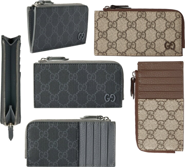 楽天市場】GUCCI グッチ メンズ レディースL字ファスナー小銭入れ付き 