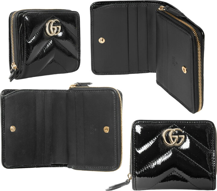 楽天市場】GUCCI グッチ レディース ダブルGロゴラウンドファスナー  