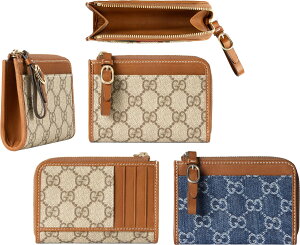 GUCCI �O�b�` ���f�B�[�X �����YL���t�@�X�i�[���K����t���J�[�h�P�[�X�J�[�h�P�[�X�t���R�C���P�[�X�E�H���b�g�x�[�W�����u���E��GG�X�v���[���L�����o�X �f�j���u���[�t���O�����g�P�[