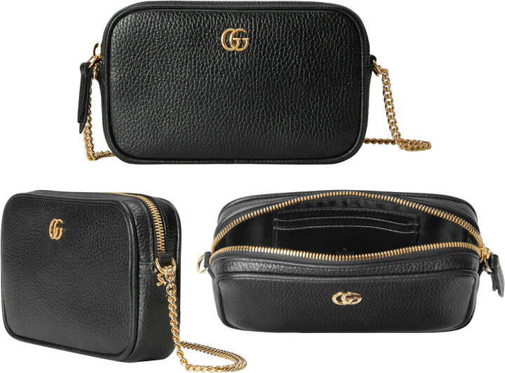 楽天市場】GUCCI グッチ レディースチェーンショルダーバッグゴールド 